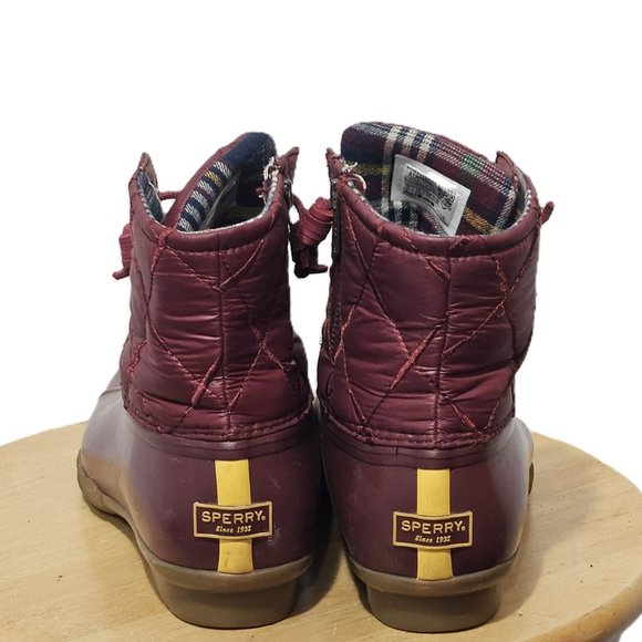 Sperry Women's Burgundy Winter Boots - Picture 2 of 6